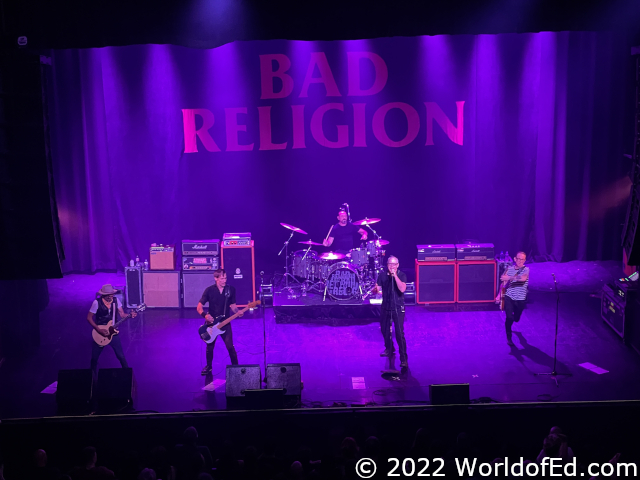 Bad Religion as viewed from the balcony.
