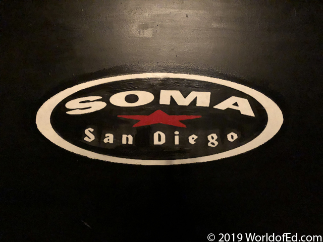 The Soma welcome sign.