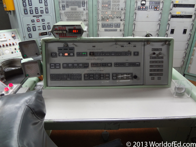 The control panel in a Titan 2 missile silo.