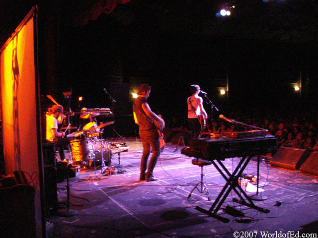 The Honorary Title on stage performing.