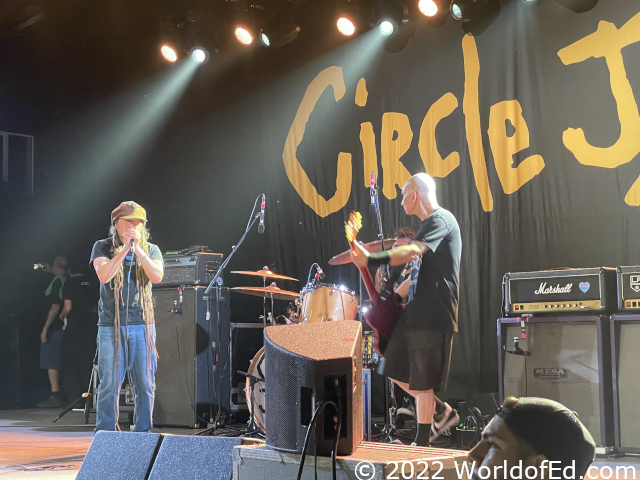 The Circle Jerks on stage.