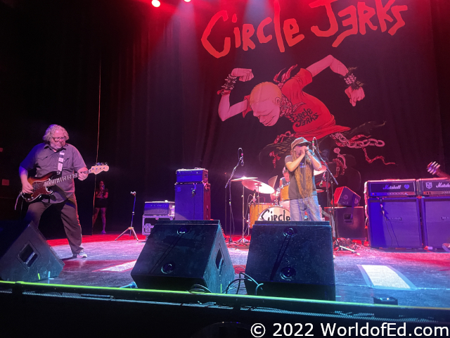 The Circle Jerks on stage.