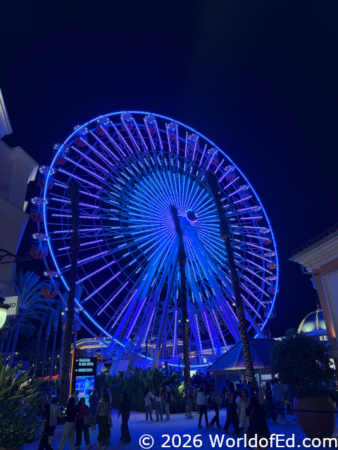 The Irvine Center Ferris wheel.