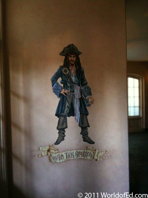 A picture at the Pirates of the Carribean ride.