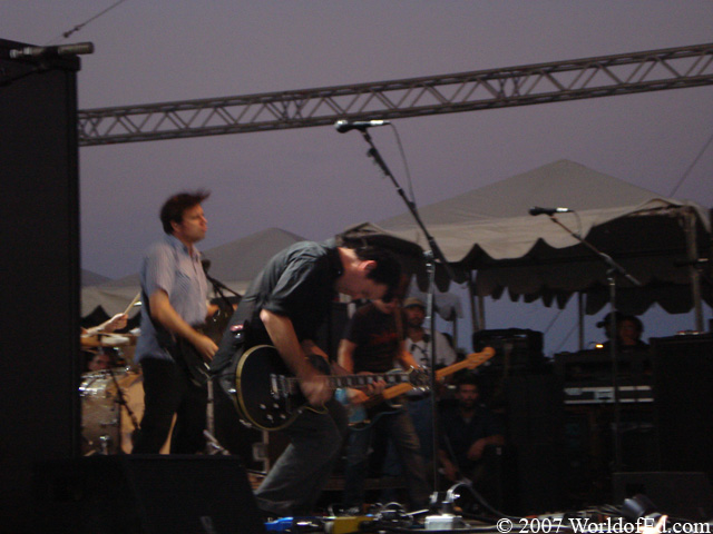 Jimmy Eat World of stage performng.