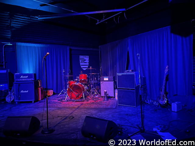 An empty stage.