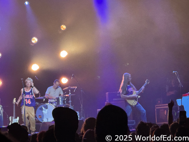 Nate and Mark on stage.