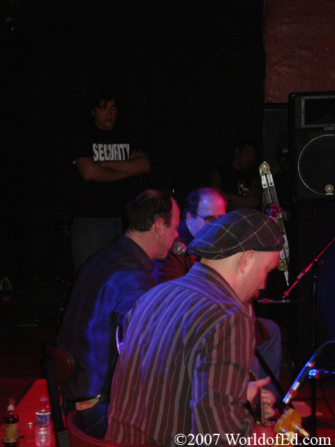 Greg Graffin on stage performing.