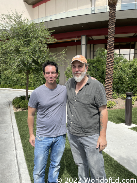 Ed and Chris standing together.