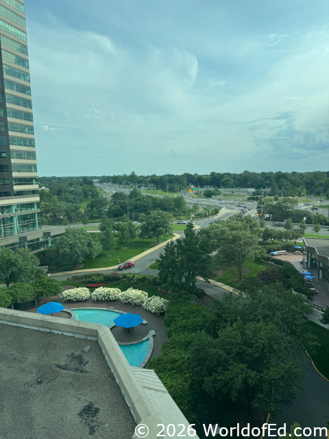 Route 18 as seen from the East Brunswick Hilton.