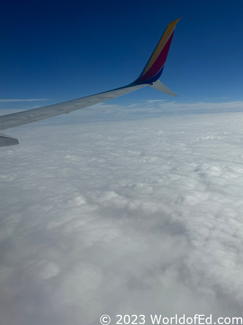 Clouds from a plane.