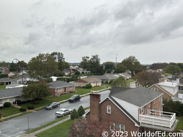 Clouds over Hershey, PA.