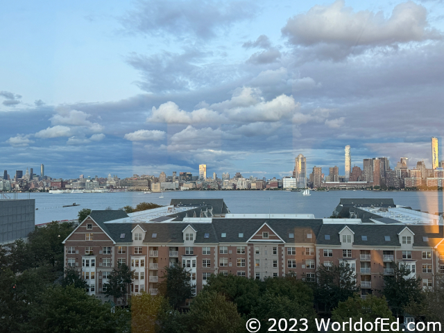A view of Manhattan.