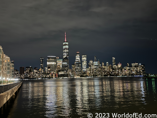 A view of the New York skyline.