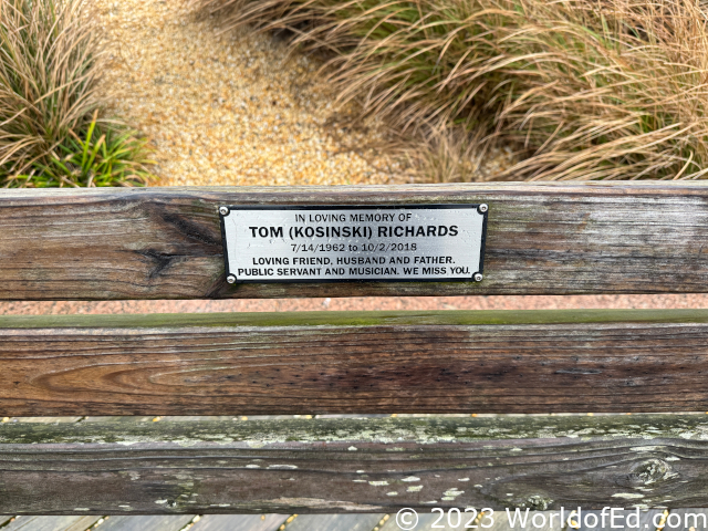 An Asbury bench.