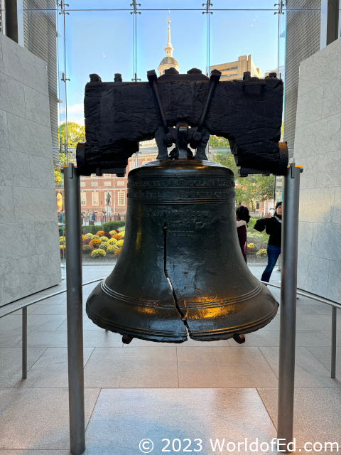 The Liberty Bell.