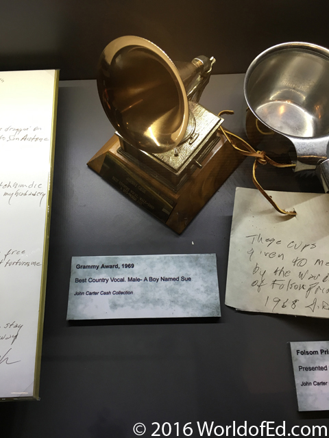 Johnny Cash's Grammy.