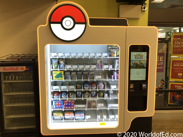 A Pokemon vending machine.