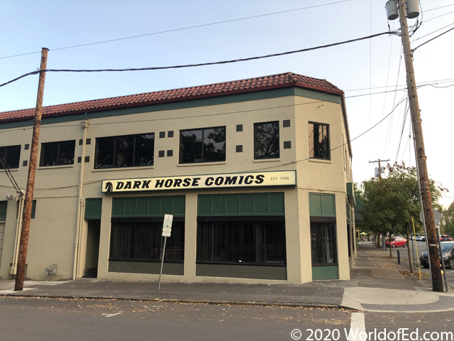 The Dark Horse Comics office.