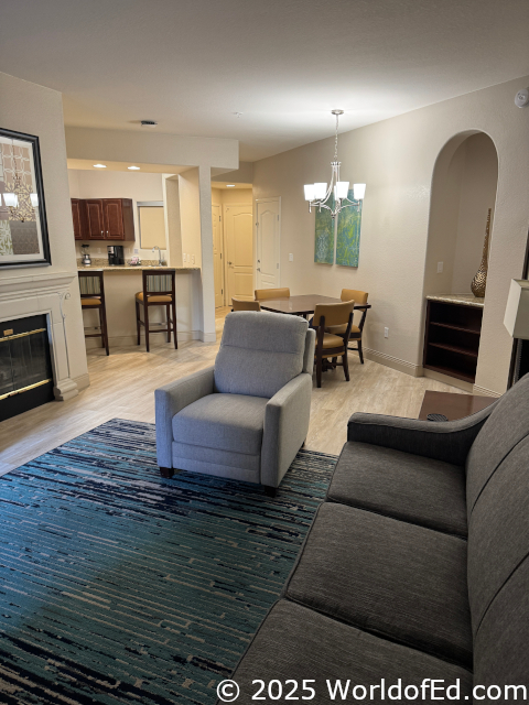 A furnished and updated living space.