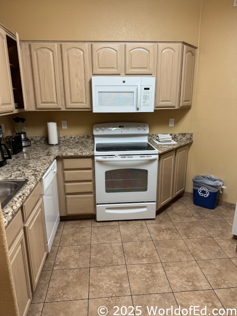 The kitchen in the unit.