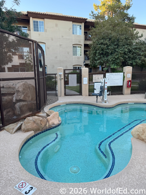 An adults only pool.