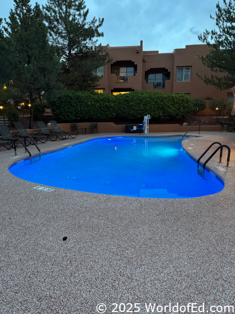 One of the hotel's pools.