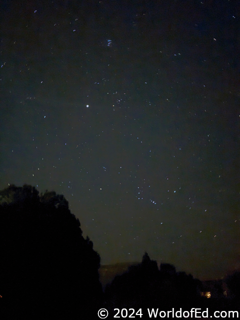 A sky full of stars.