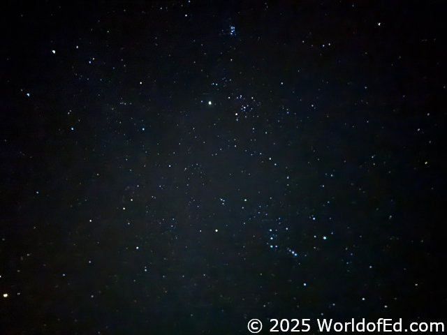 More stars in the sky.