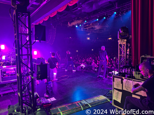 Saves The Day on stage.