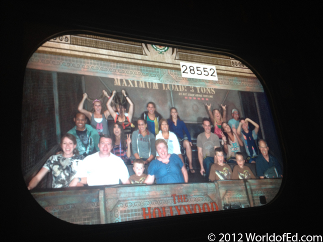 Disney picture of Special Ed on the Tower of Terror.