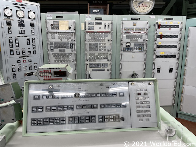 A nuclear launch panel.