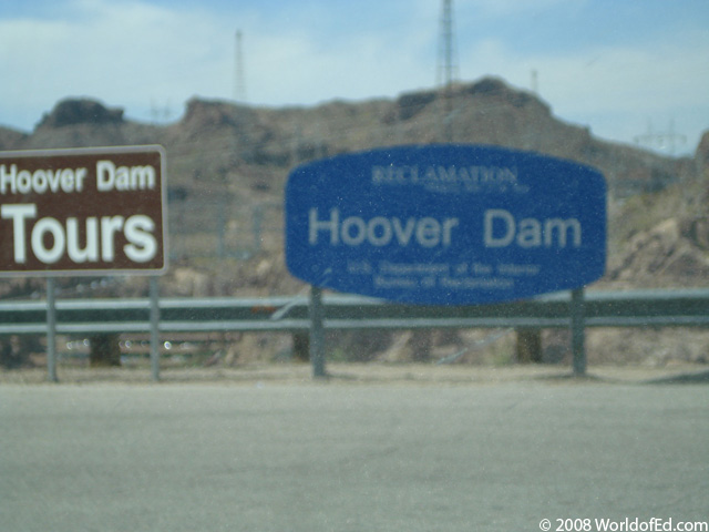 The Hoover Dam.